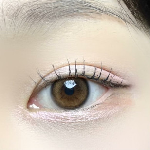 【散光】Lenbling Eye Only 1 Month Ondoz Natural Brown 每月抛棄散光彩妝隱形眼鏡